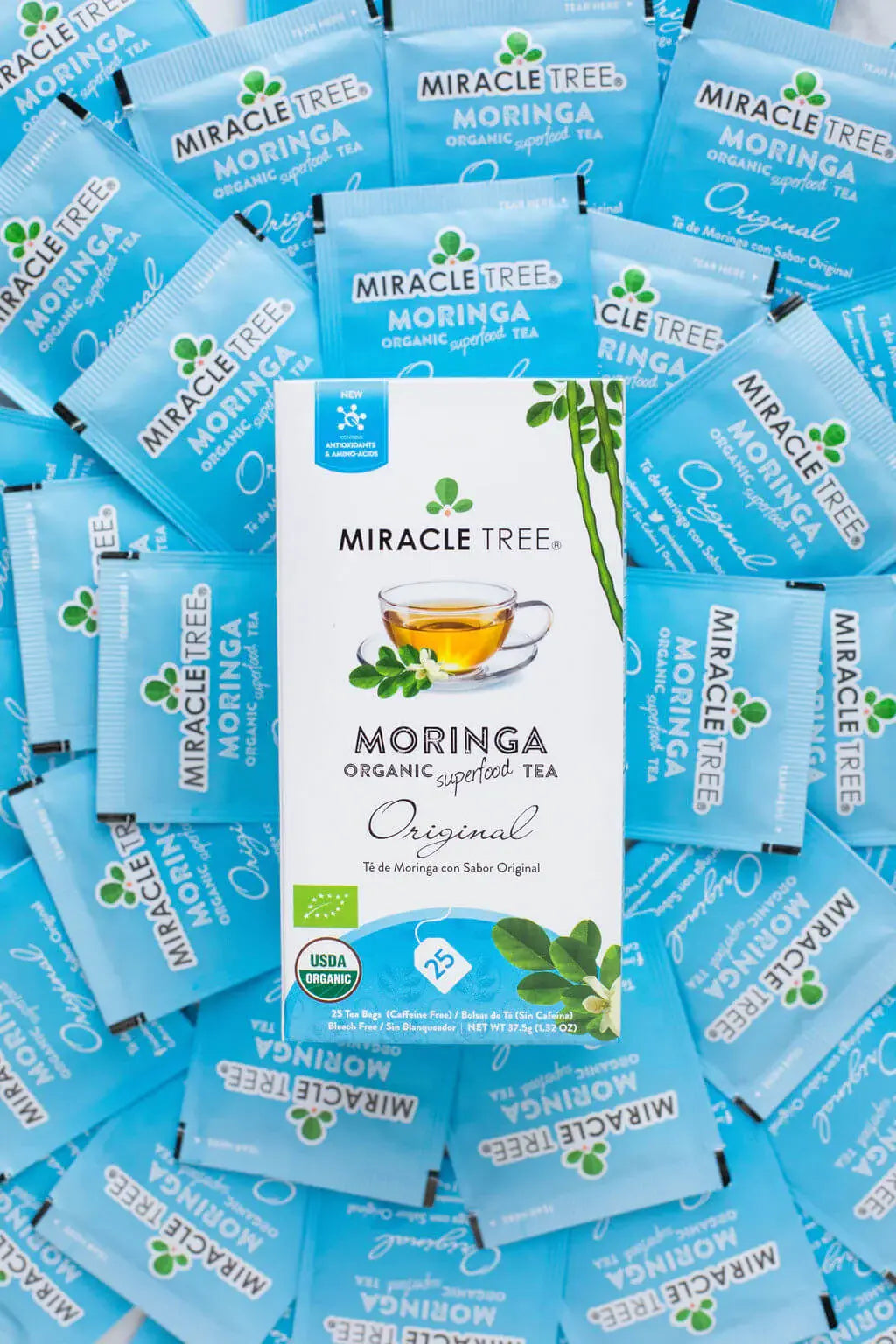 Organic Moringa Tea - Original - Caffeine-Free Herbal Tea
